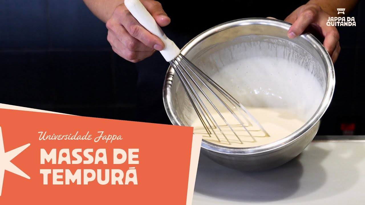 Como fazer massa de Tempurá - Universidade Jappa