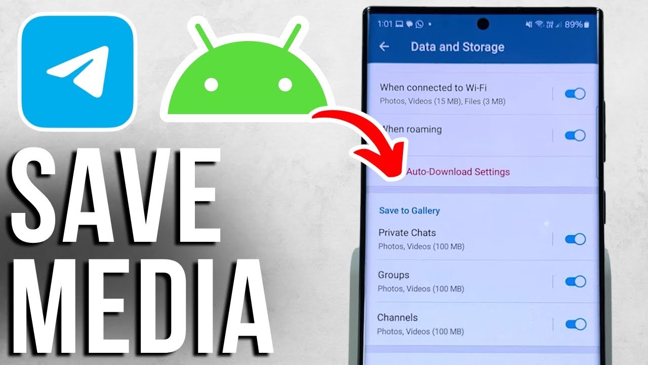 Как сохранить фотографии и видео из Telegram в галерею Android