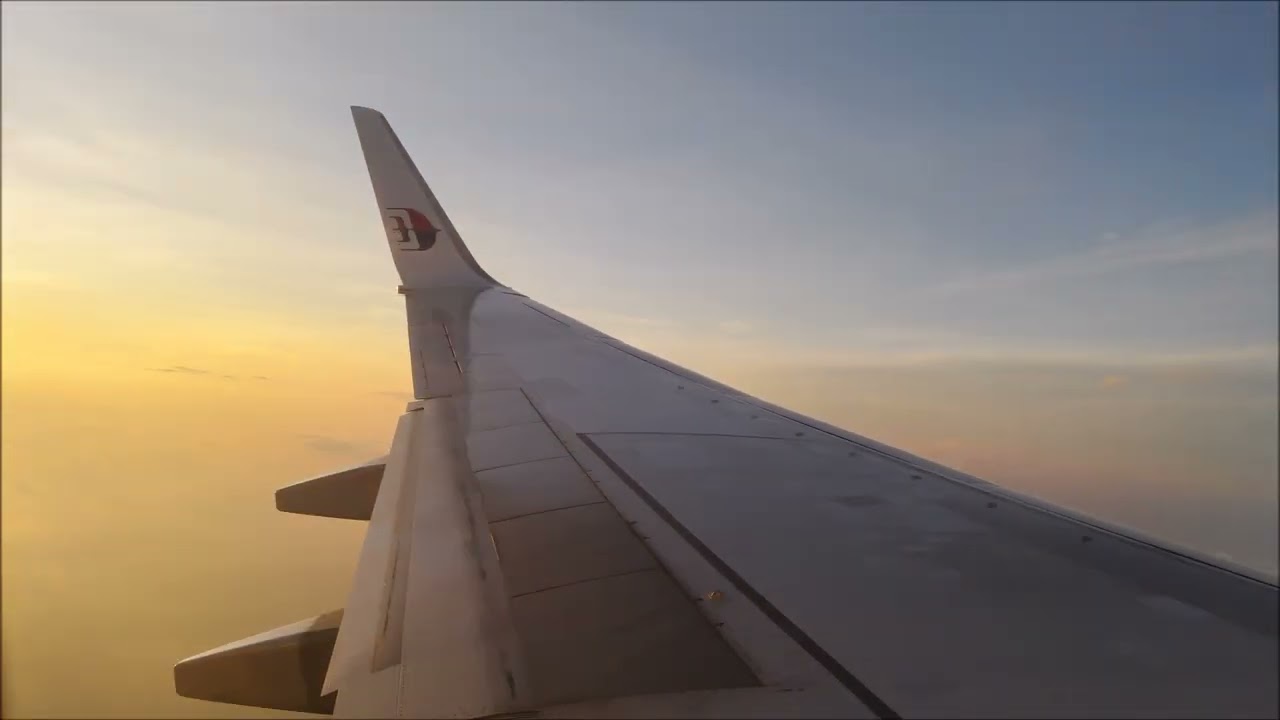 Jakarta to Kuala Lumpur Malaysia Airlines MH726 9M-MXD Boeing 737-8H6 Landing