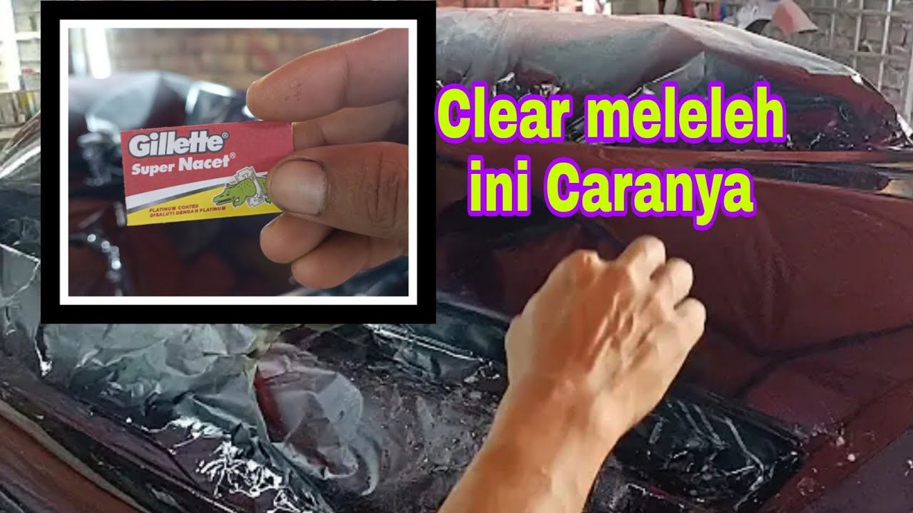 Cara hilangkan clear meleleh|#mofazpainting