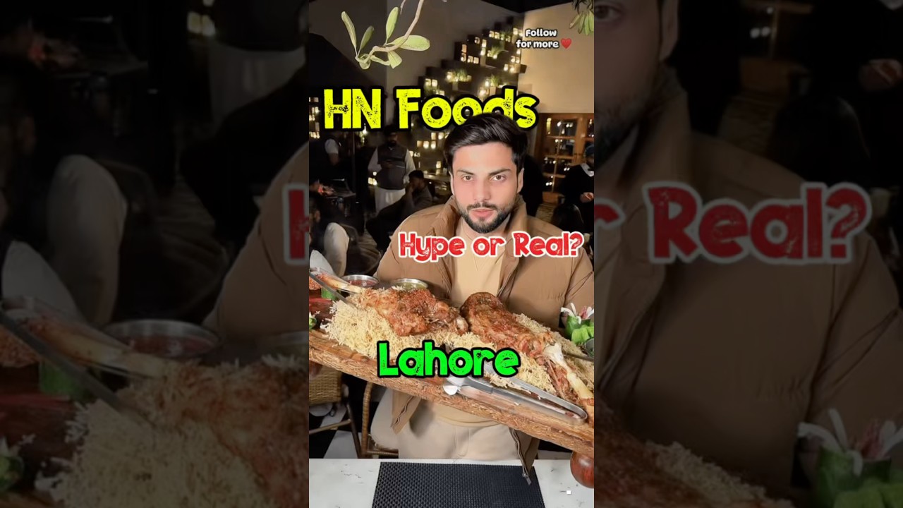 Is This Lahore&rsquo;s Best Restaurant? | Full Review of HN Foods MM Alam Road 😍