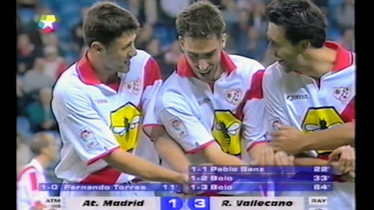 Atlético de Madrid 1 - Rayo Vallecano 3. Copa del Rey 2001/02.
