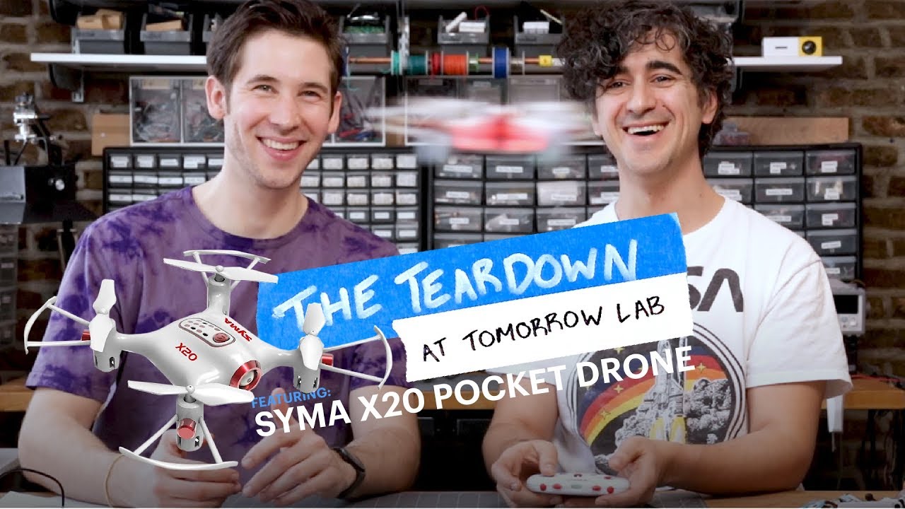 DRONE TEARDOWN! SEE WHAT'S IN THE SYMA X20 POCKET DRONE