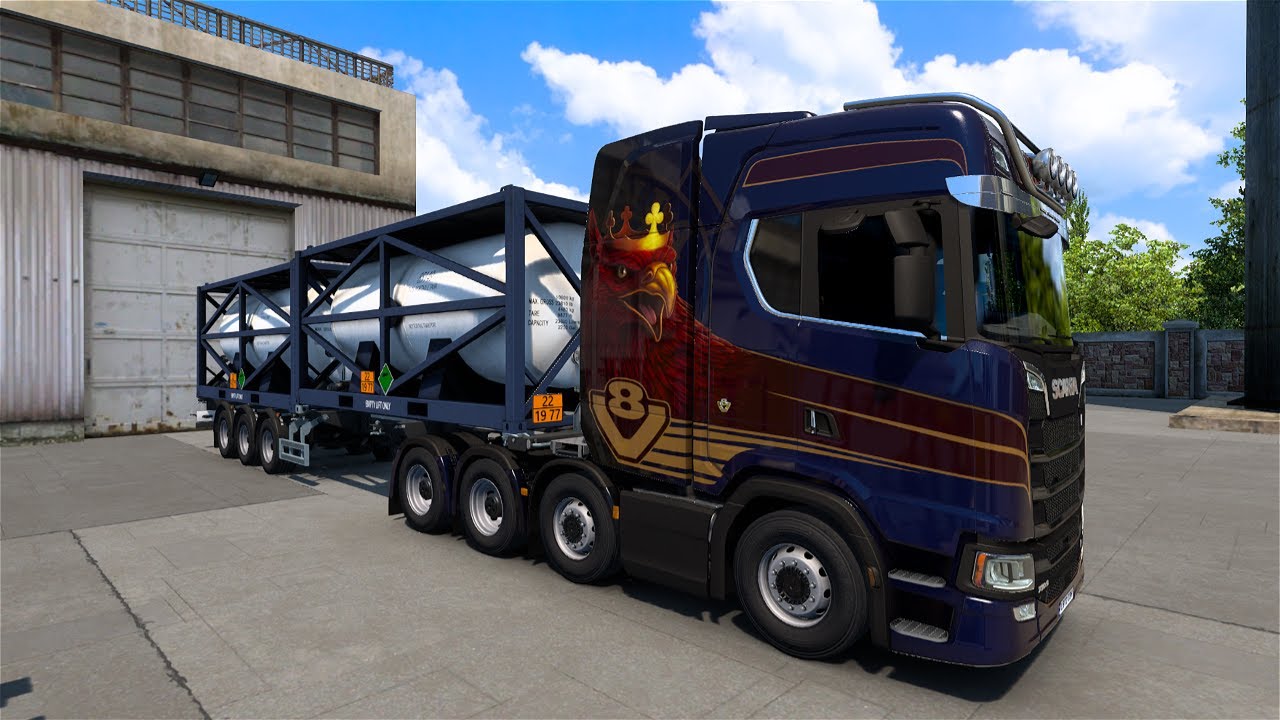 We Drove 1000km to Deliver Gas to Barcelona from London! (Euro Truck Simulator 2 : 1.50 Update)