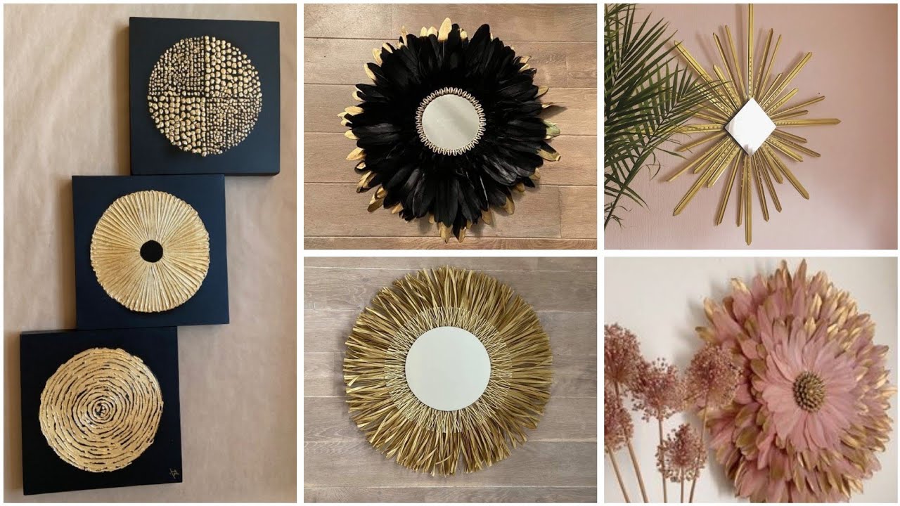افكار ✨خلي بيتك متميز بصنع ديكورات  بنفسك باشياء بسيطة و بأقل تكلفة#deco#diy#craft #home #ideas idée