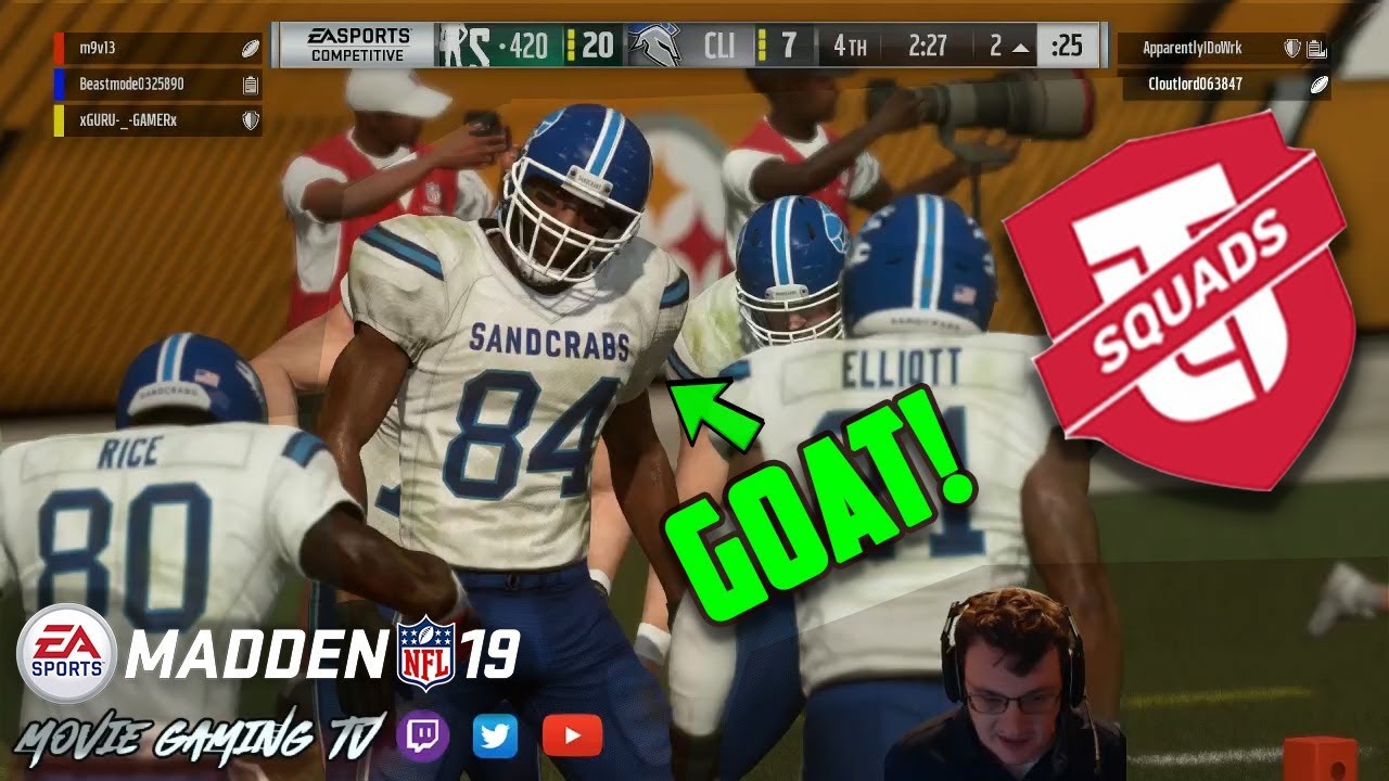 92 RANDY MOSS GOES DEEP!!!! MUT SQUADS GAMEPLAY MADDEN 19