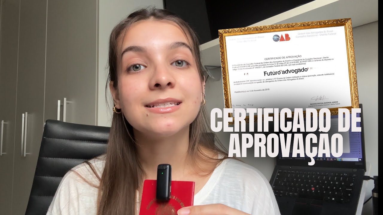 Como Pedir o CERTIFICADO de Aprovação na OAB!? 