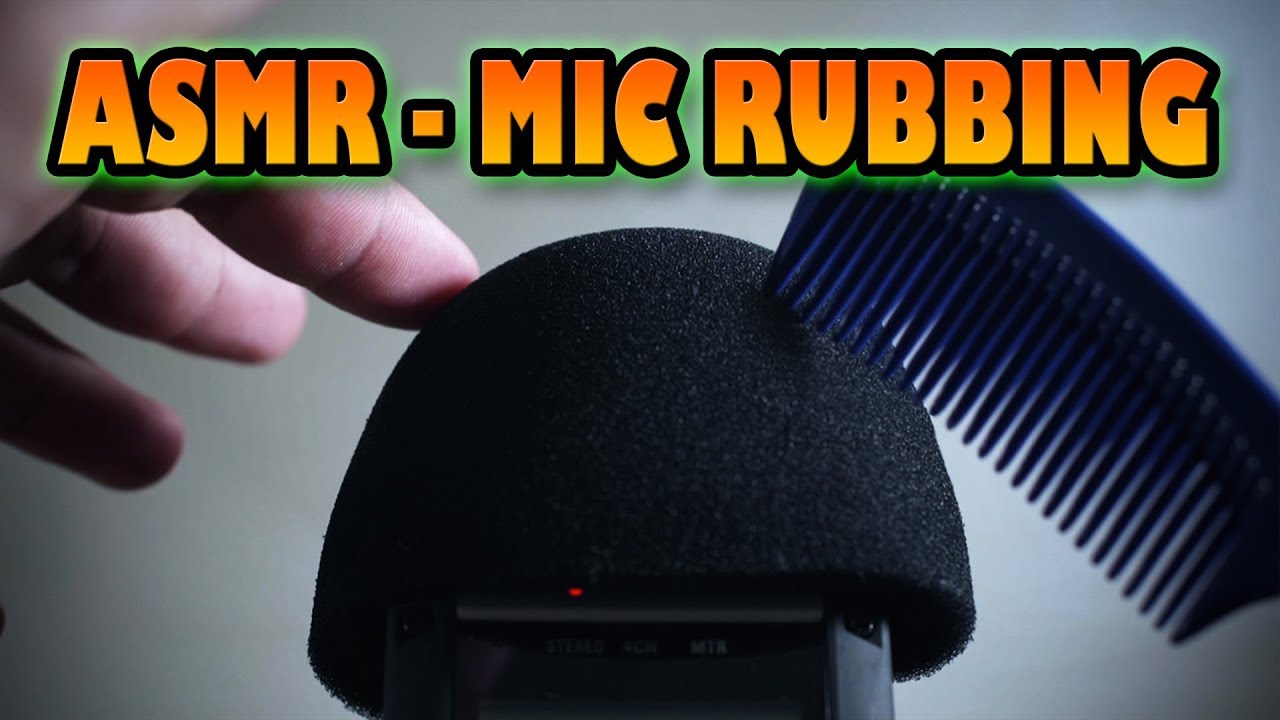 ASMR - (4K) Mic Rubbing/Taping/Squishing/Combing