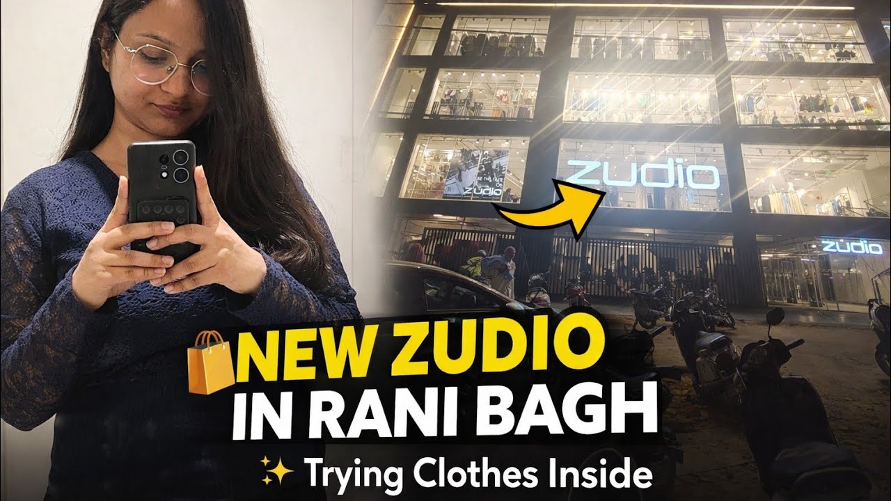 New Zudio in Rani Bagh 🛍️ Trying Clothes, Gol Gappe & Solo Market Explore | Weekend Vlog | #vlog 