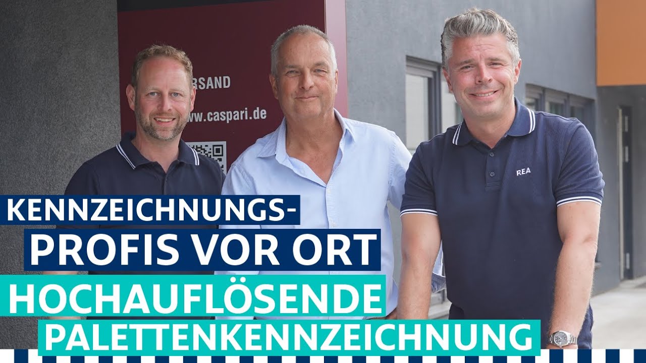 Kennzeichnungsprofis vor Ort | EP 21 | Hochauflösende Palettenkennzeichnung