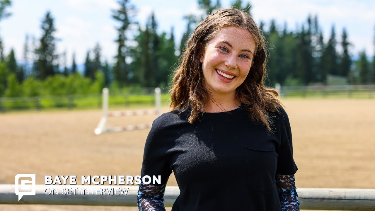 Baye McPherson on Heartland season 17 | On set interview 🎬