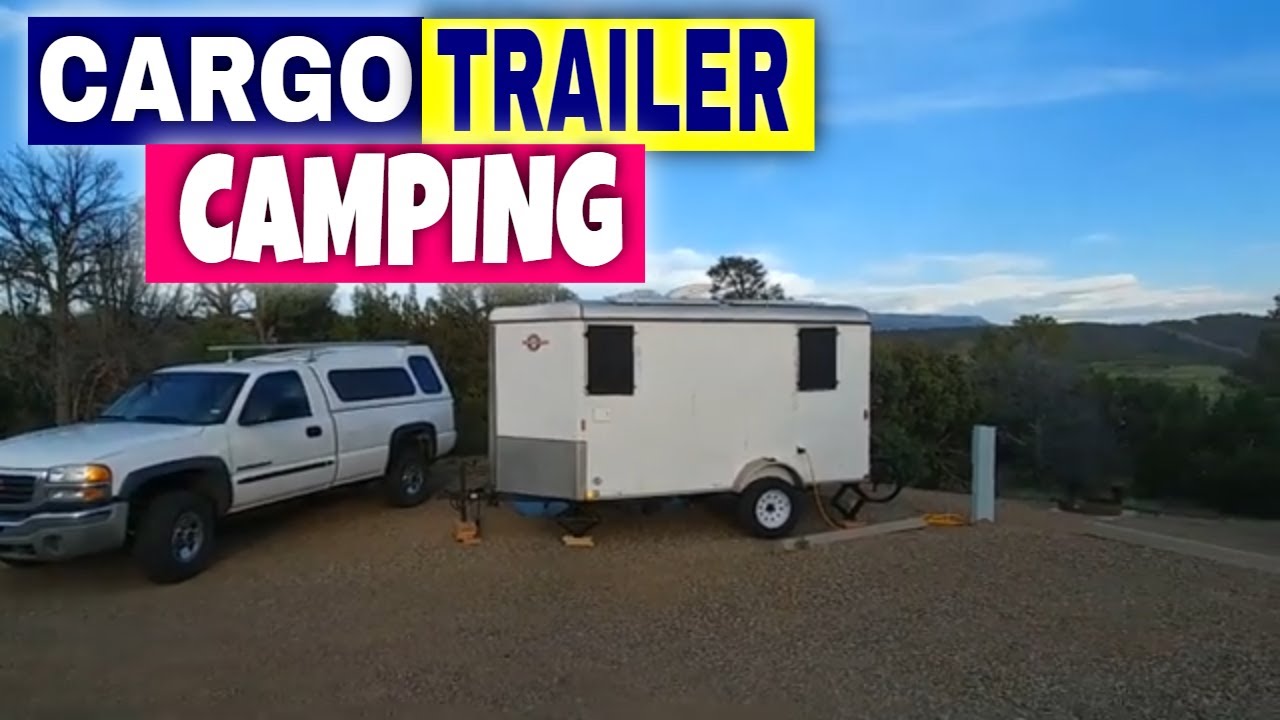CAMPING IN CARGO TRAILER Trinidad Lake State Park Caprock Canyons SP #flgctc #OnTheRoadFLG