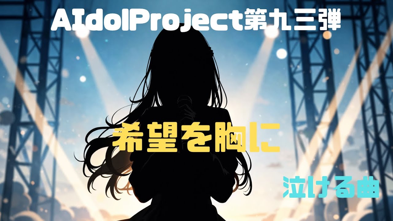 【泣ける曲】「希望を胸に」【AIdolProject】【Official Music Video】