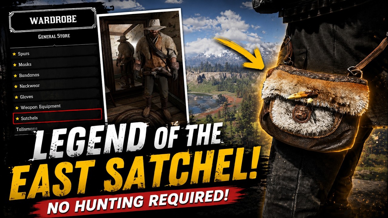 Как получить сумку &laquo;Легенда Востока&raquo; в RDR2 в начале 2-й главы (10-15 минут)