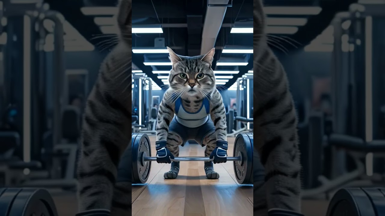 Sport#sport#cat#gym#ai#interesting#super#shorts#sportvideo
