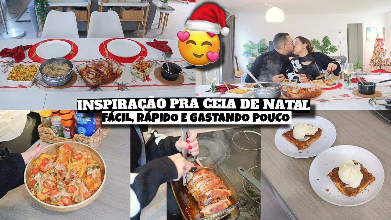 CEIA DE NATAL PRA 2 PESSOAS (ENTRADA, PRATO PRINCIPAL E SOBREMESA) ❤️ - Bruna Paula
