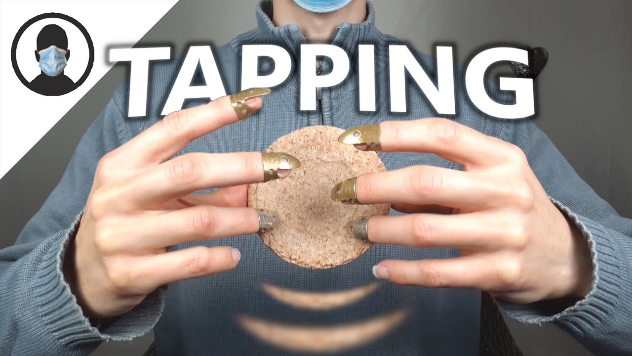 2 hands fingerpicks TAPPING (no talking ASMR)