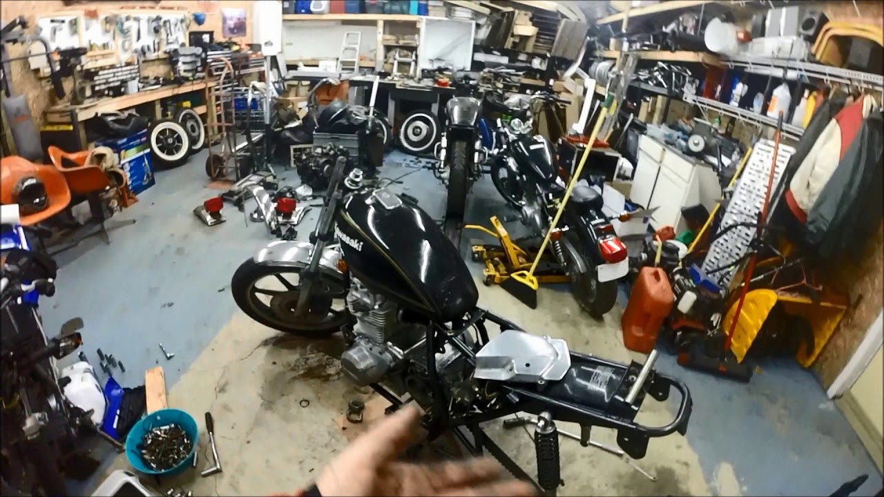 Реконструкция Kawasaki LTD440 1980 года