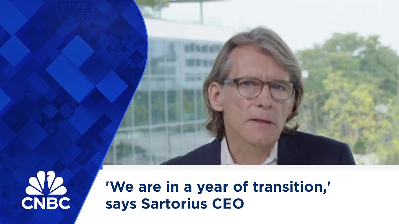 'We are in a year of transition,' says Sartorius CEO