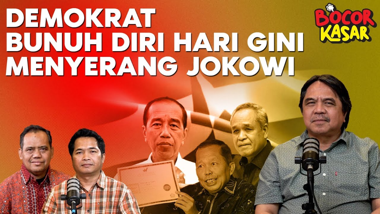 DEMOKRAT BUNUH DIRI, HARI GINI MENYERANG JOKOWI I Bocor Kasar