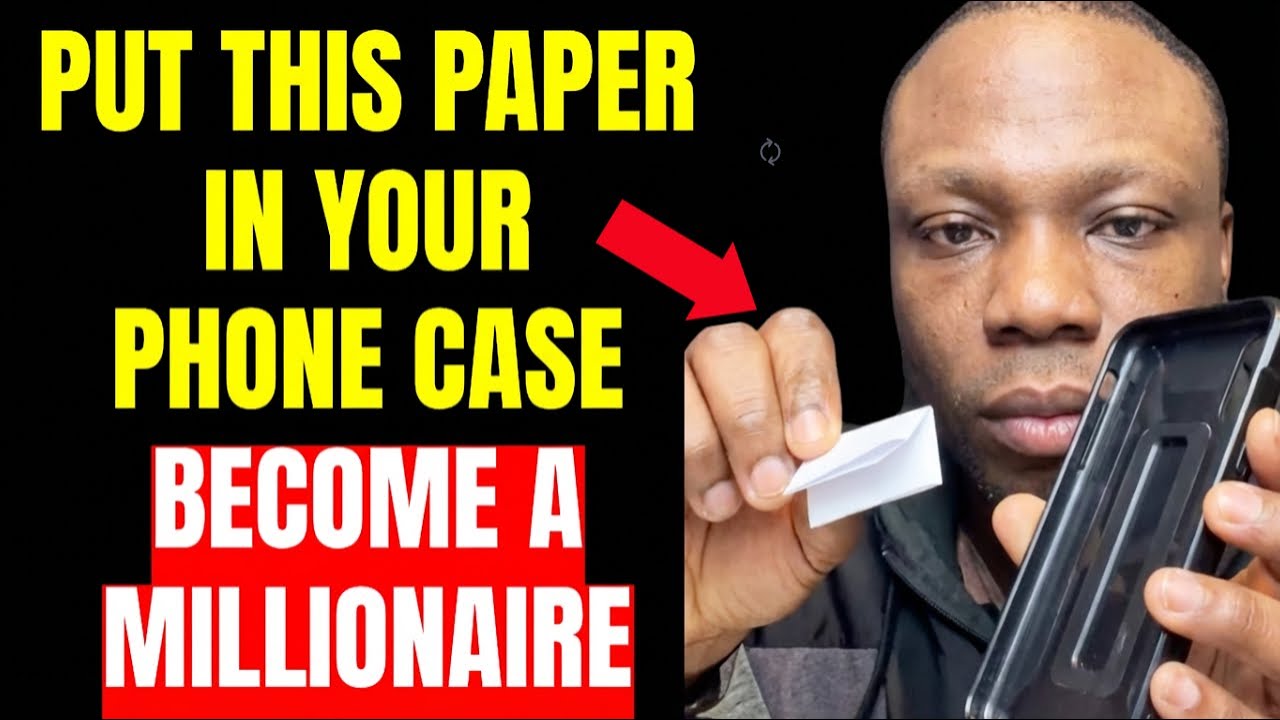 Put This Paper in Your Phone Case Tonight &mdash; Don&rsquo;t Ignore What Follows