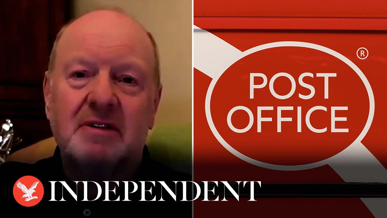 Watch again: Real-life Mr Bates attends government's Post Office inquiry after ITV drama