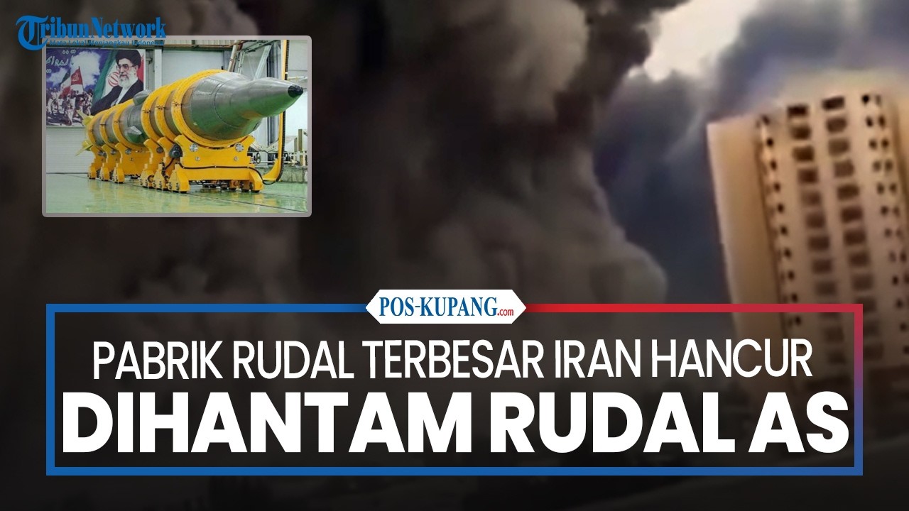 Pabrik Rudal Terbesar Iran Hancur Dihantam Rudal AS