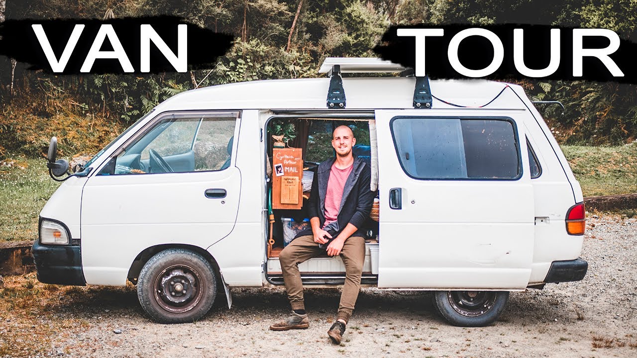 VAN TOUR | SMALL VAN CONVERSION for a traveling couple