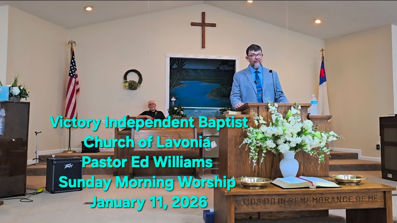 TWO KINDS OF PITS, ONE LORD (Gen. 37:12-28; Ps. 40:1-4)- Sermon by Pastor Ed Williams, Jan. 11, 2026