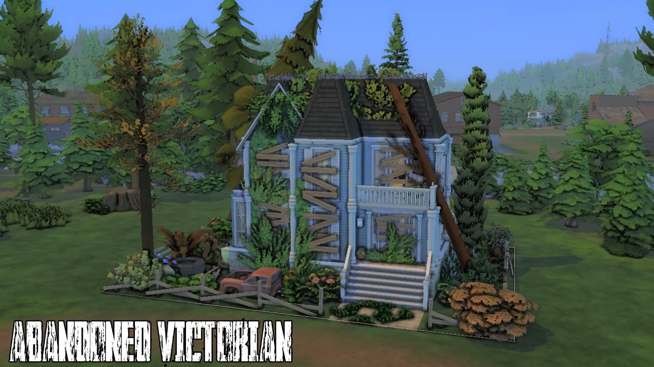 The Sims 4 | ABANDONED VICTORIAN | Speed Build | NO CC