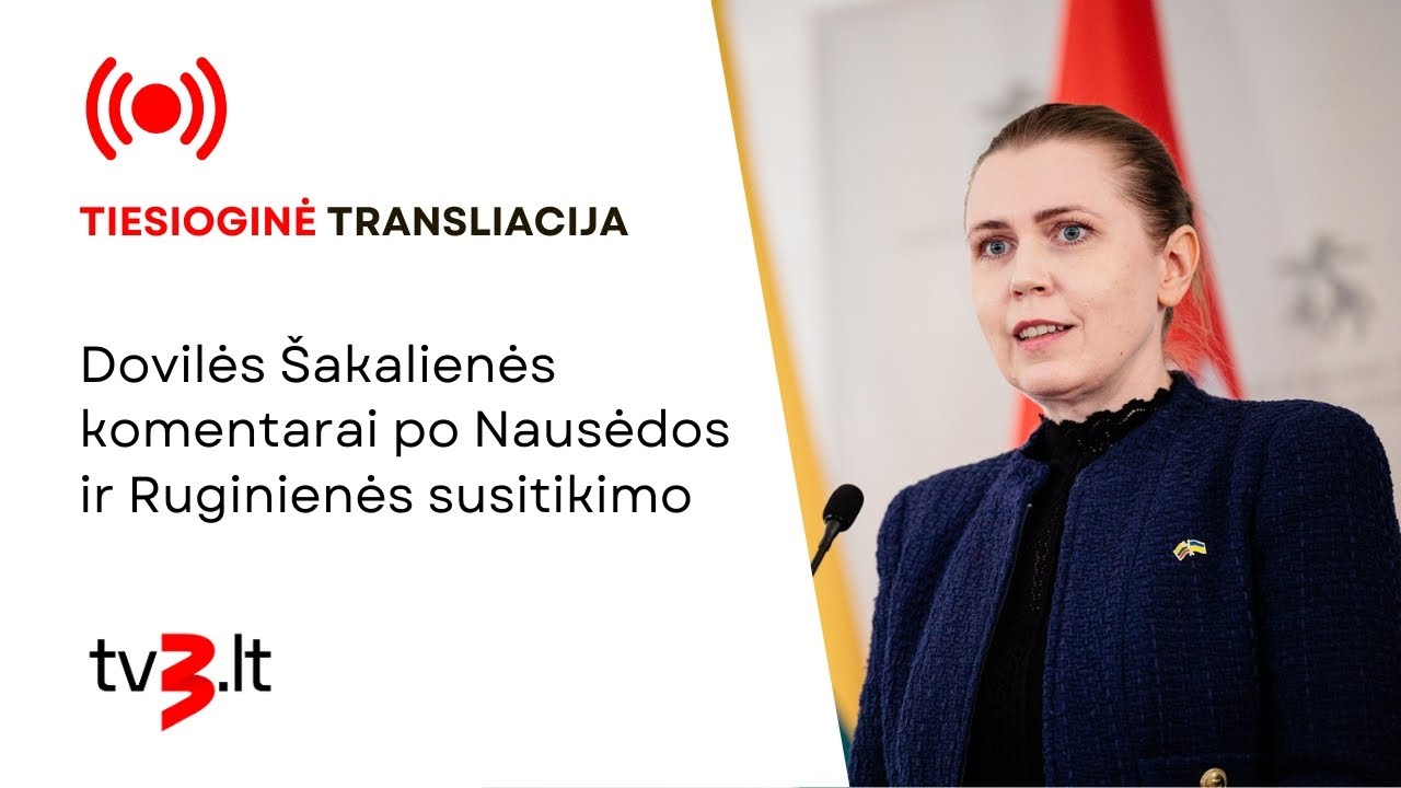 Tiesiogiai: pirmieji &Scaron;akalienės komentarai po atstatydinimo parei&scaron;kimo
