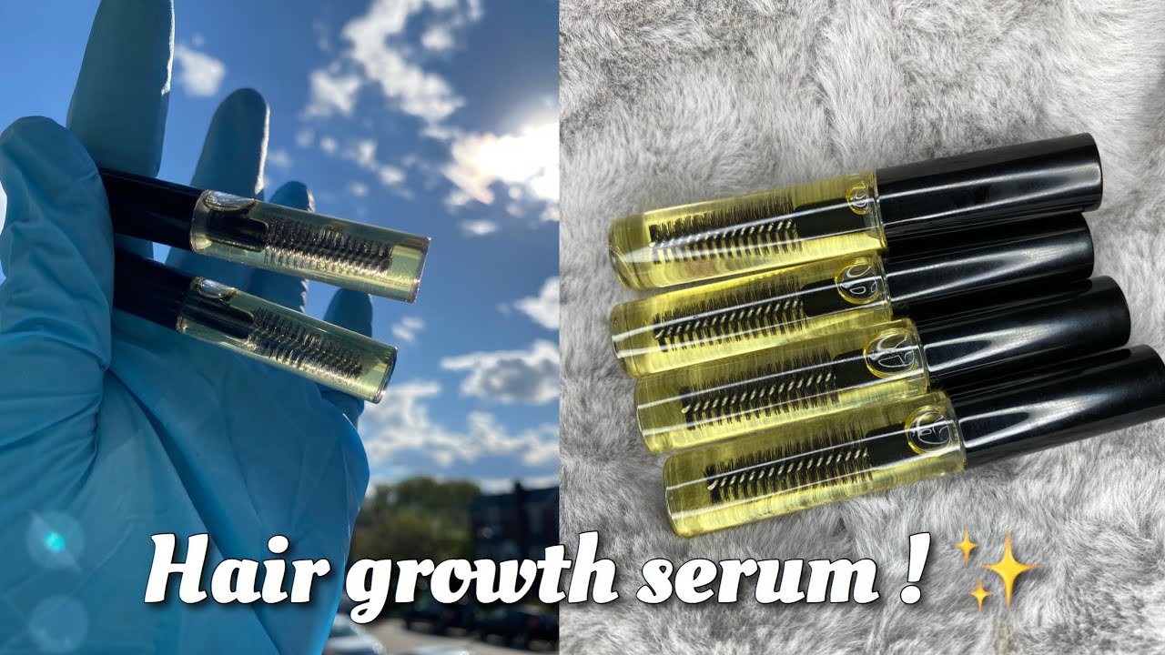 HOW TO MAKE HAIR GROWTH SERUM ✨ WITH CASTOR OIL