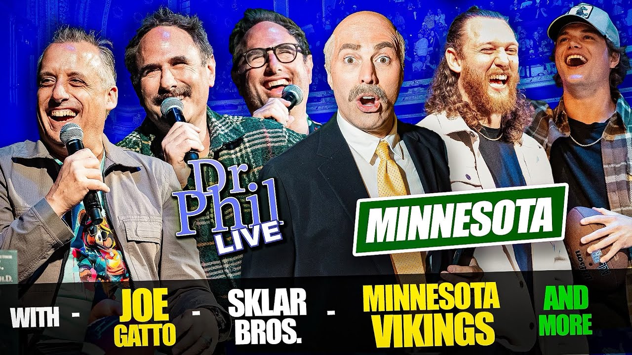 Dr Phil LIVE! With Joe Gato, Sklar Bros, Minnesota Vikings and more!
