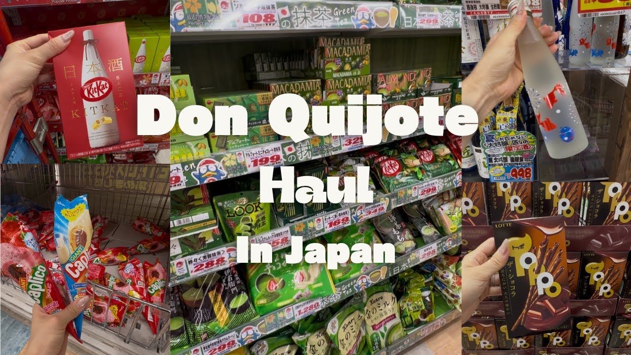 Shop with me Don Quijote Japan | Sparkling Sake | Matcha Chocolate | Sake KitKat | Grocery Shopping