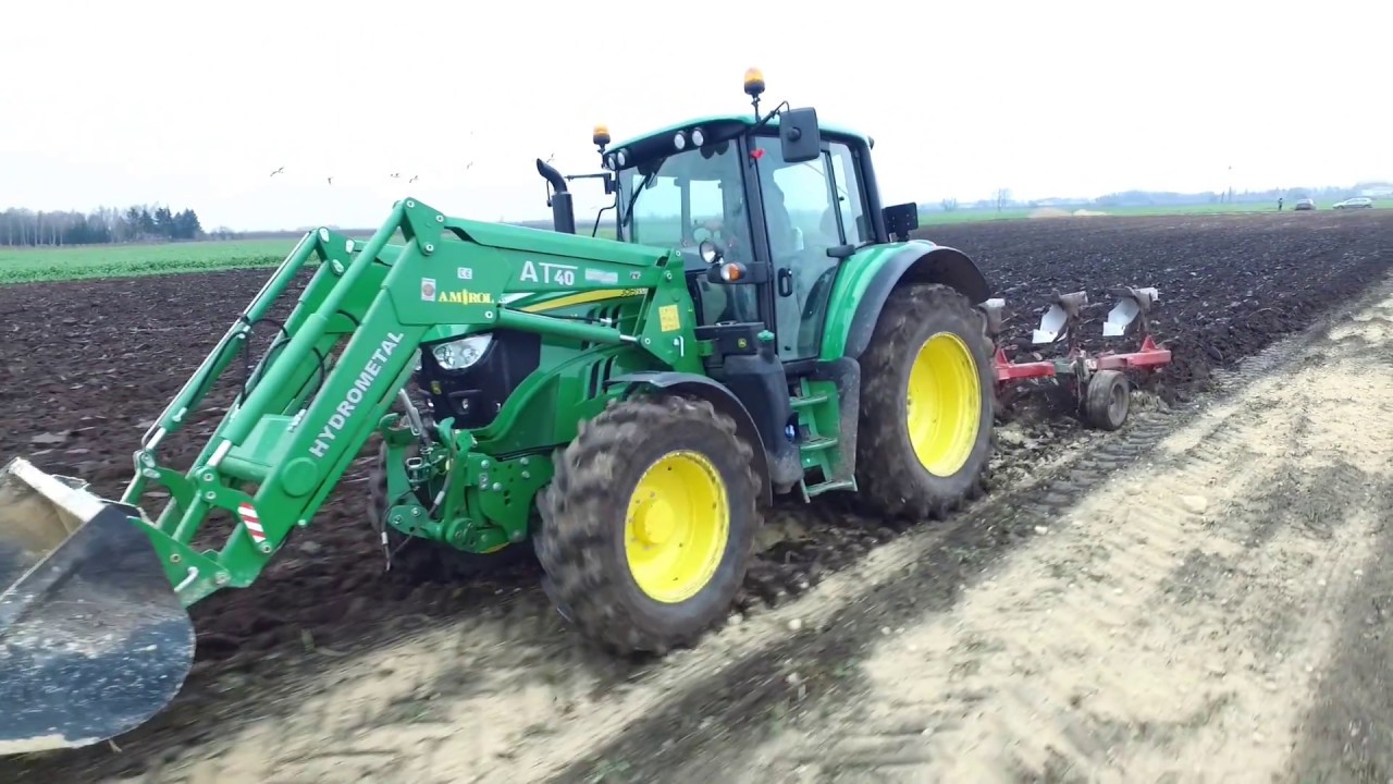 Orka zimowa wapno 2017 John Deere 6120M#Unia Ibis#Ursus C360#Kujawy