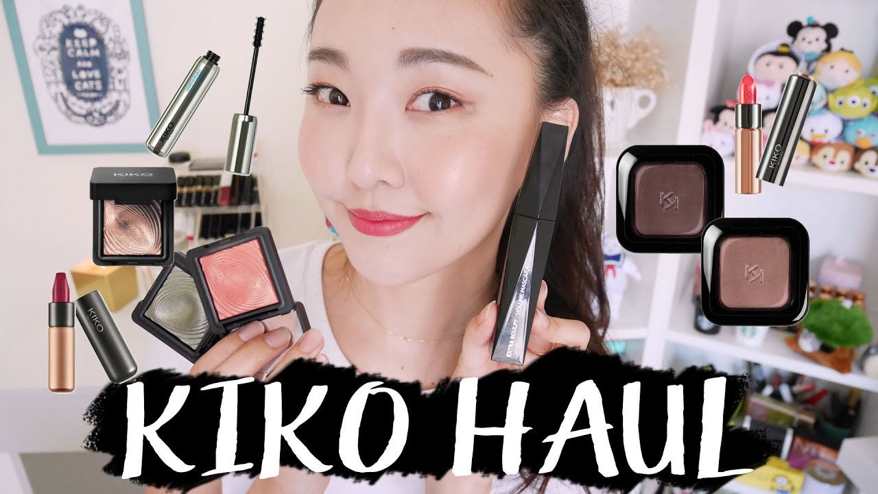 [ENG Sub] 小心, 很燒!! KIKO MAKEUP HAUL: Eyeshadow, Lipstick, Mascara & more