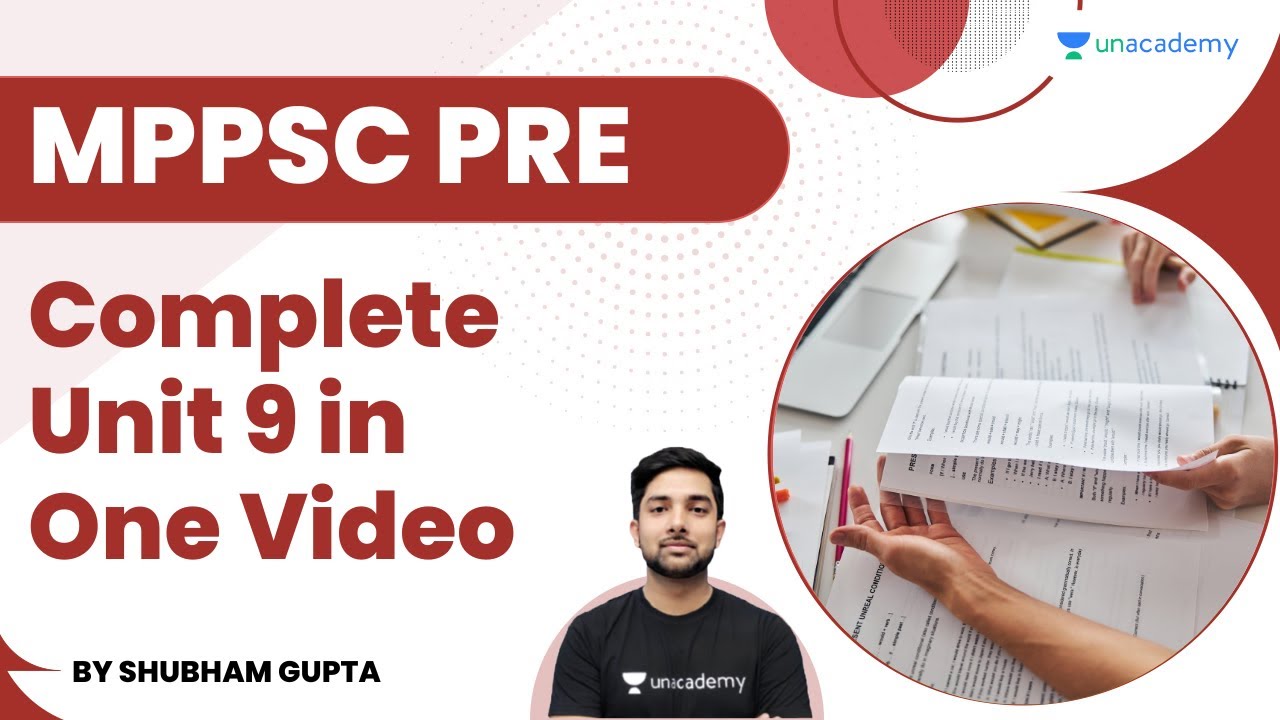 Complete Unit 9 in One Video | MPPSC PRE | Shubham Gupta