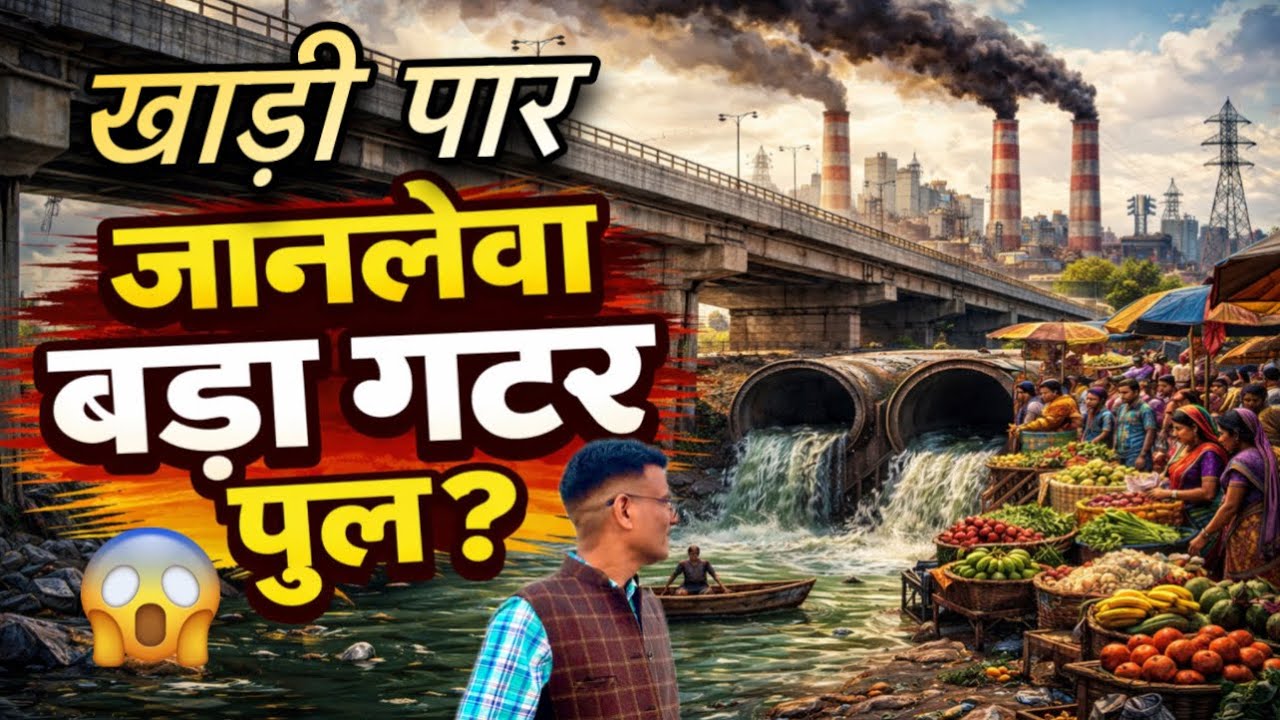 खाड़ी पार का जहरीला गटर/ bhiwandi khadipar/ कैसा है भिवंडी शहर #viralvideo #khadipar #bhiwandi 
