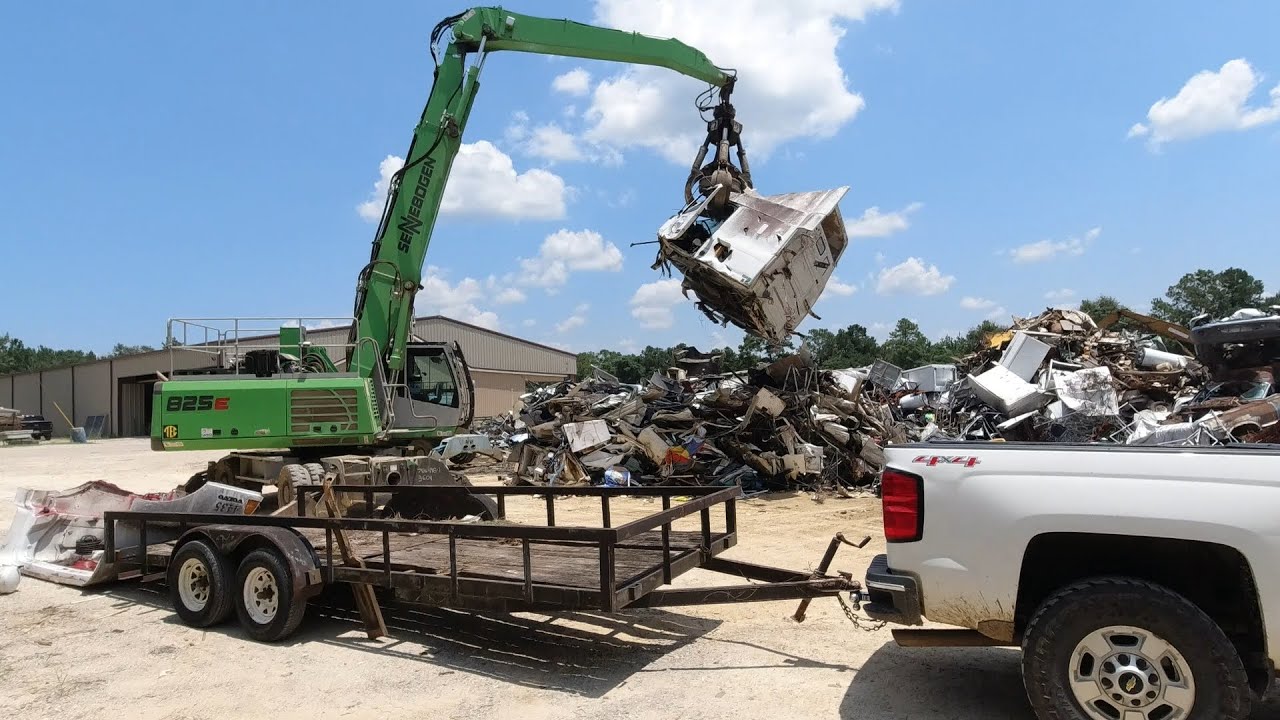 Scraping 9400 international, FLD 120 Freightliner и 2 Volvo