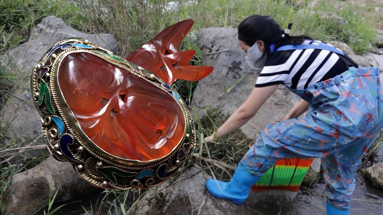 🔥🔥 The Giant Clam King! 🔥  The Pearl King 👑 The girl collected a large amount of pearls and wealth