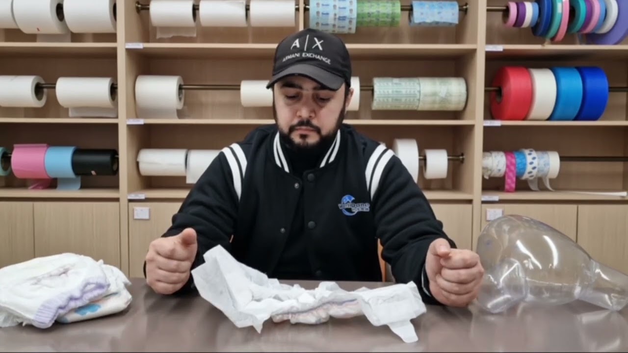 Вы задумывались как произведены подгузники? Have you ever wondered how the diapers are made? 