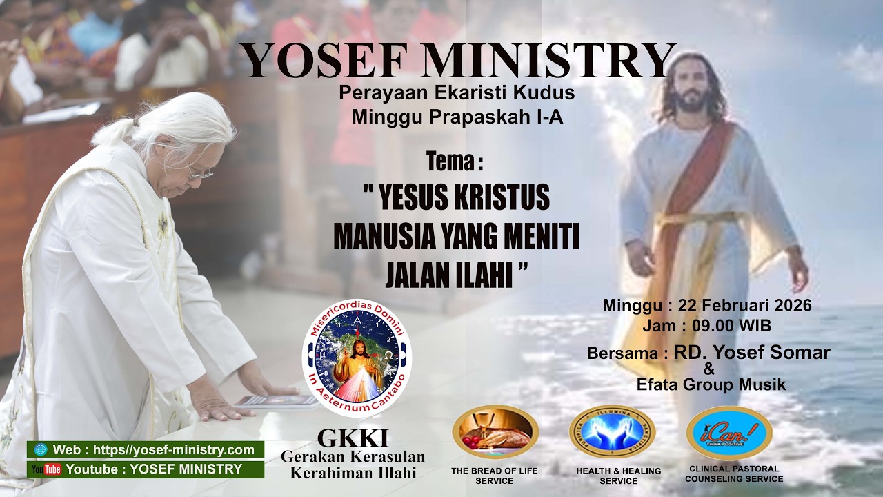 Hari Minggu Prapaskah ke-I Tahun A - 22 Februari 2026 Bersama Pastor Yos Somar Pr.