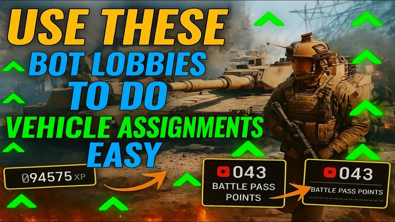 Простые лобби ботов для назначения техники в Battlefield 6! (БЫСТРЫЙ ОПЫТ)