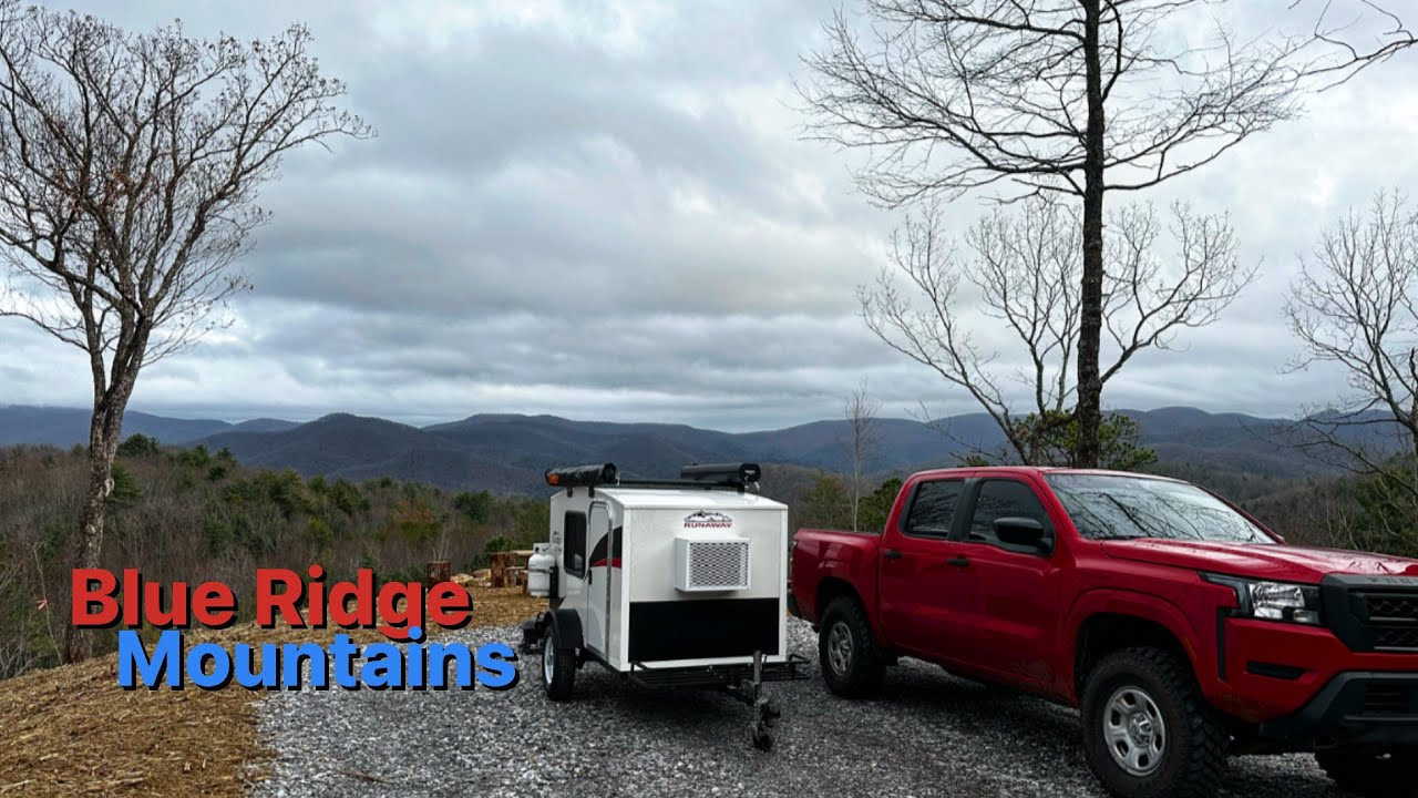 Tiny Camper in the Blue Ridge Mountains
