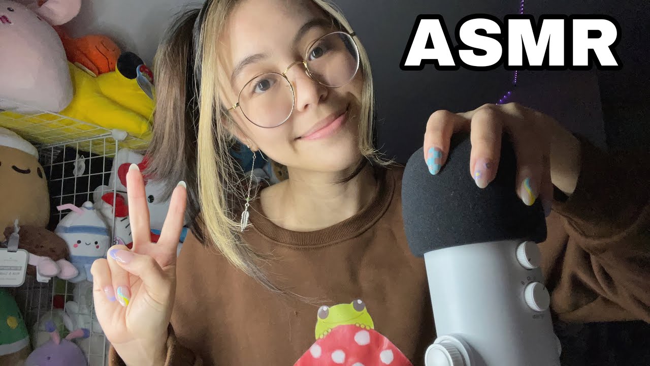 ASMR | Fast Hand Sounds/Movements and Nail Tapping (rambles + tingles)