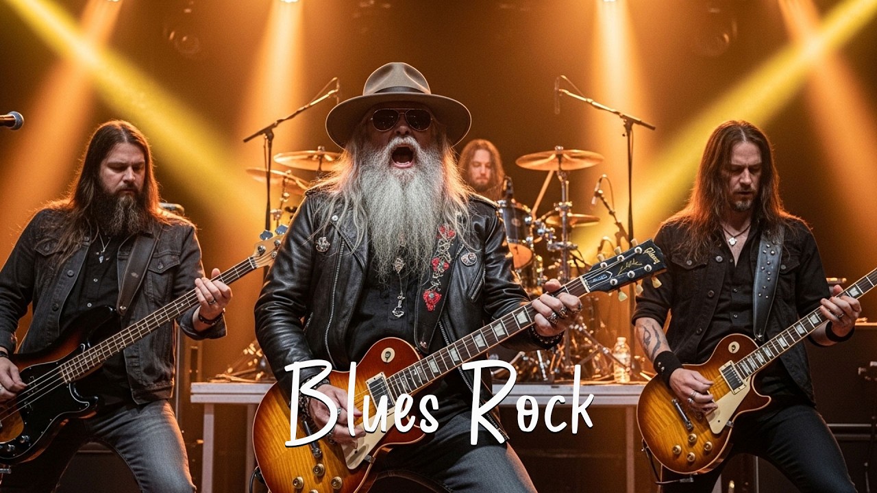 Led Zeppelin, AC/DC, Jimi Hendrix, Deep Purple &ndash; Legendary Classic Blues Rock Guitars & Raspy Vocals