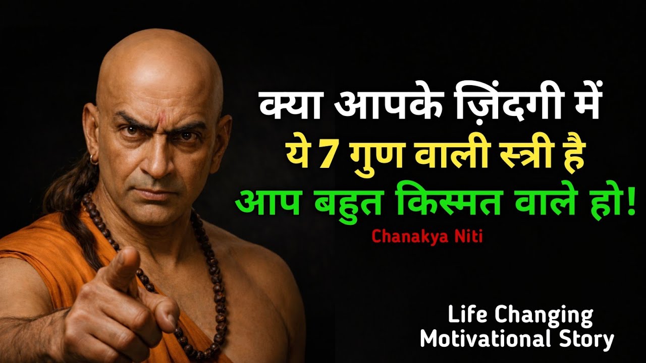 7 गुण वाली स्त्री मिल जाए तो किस्मत बदल जाती है | Chanakya Niti 7 बड़ी सच्चाइयाँ | Sudhanshu Wisdom