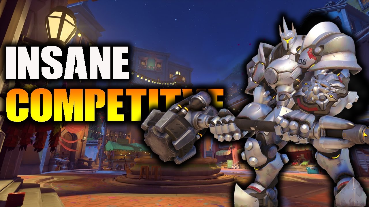 INSANE REINHARD MATCH IN COMPETITIVE | OVERWATCH COMPETITIVE GAMPLAY | REINHARD BATTLE |