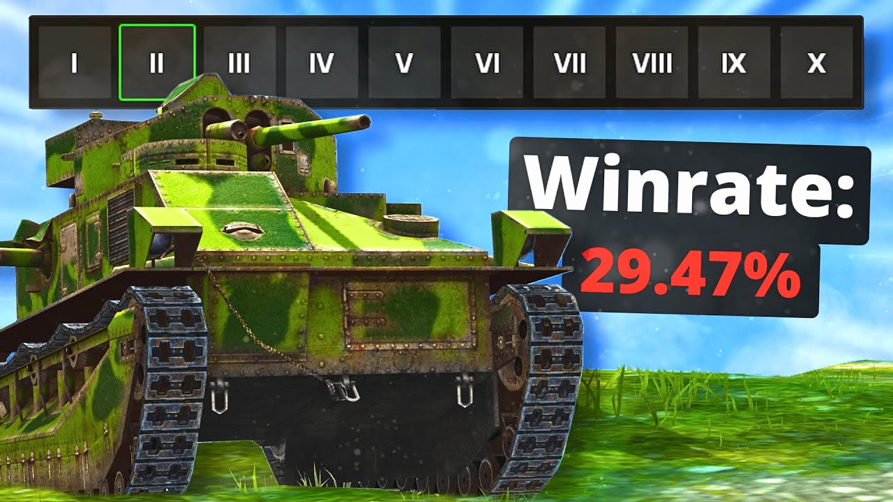 Playing the WORST Tank at EVERY TIER