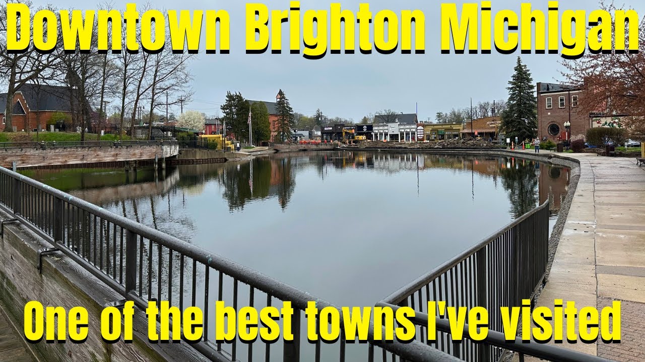 Downtown Brighton Michigan One of The Best Towns I've Visited